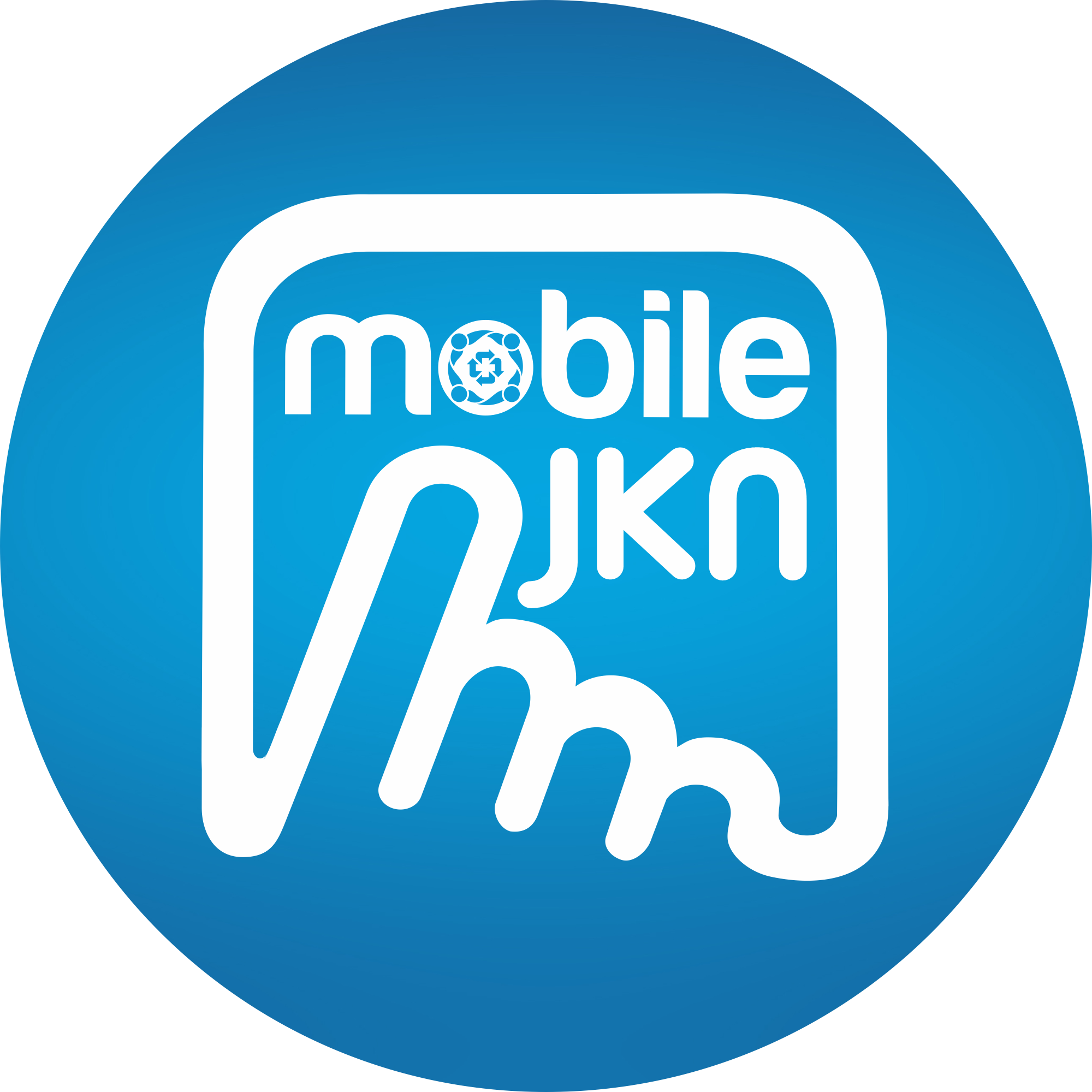 Jkn Mobile Mobile App For Bpjs Kesehatan Logo Vector